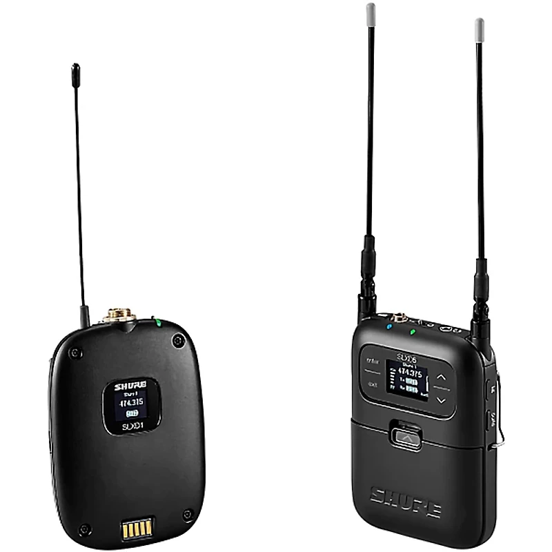 Shure SLXD15/UL4B Portable Digital Wireless Bodypack System with UL4B Lavalier Microphone - Band G58
