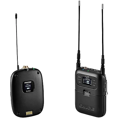 Shure SLXD15/UL4B Portable Digital Wireless Bodypack System with UL4B Lavalier Microphone - Band G58