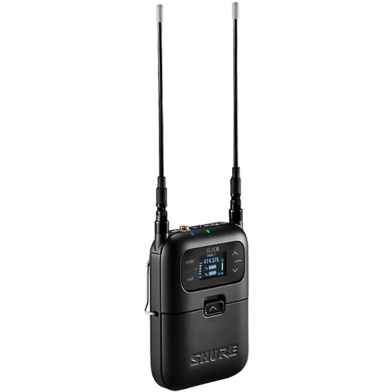 Shure SLXD15/UL4B Portable Digital Wireless Bodypack System with UL4B Lavalier Microphone - Band G58