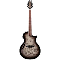 ESP LTD TL-6 Thinline Acoustic-Electric Guitar Charcoal Burst