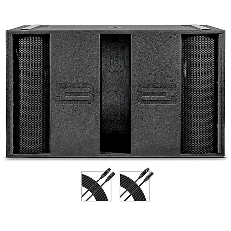 BASSBOSS Makara dBL21-MK3 Dual 21" Powered Sub With Cables