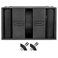 BASSBOSS Makara dBL21-MK3 Dual 21" Powered Sub With Cables