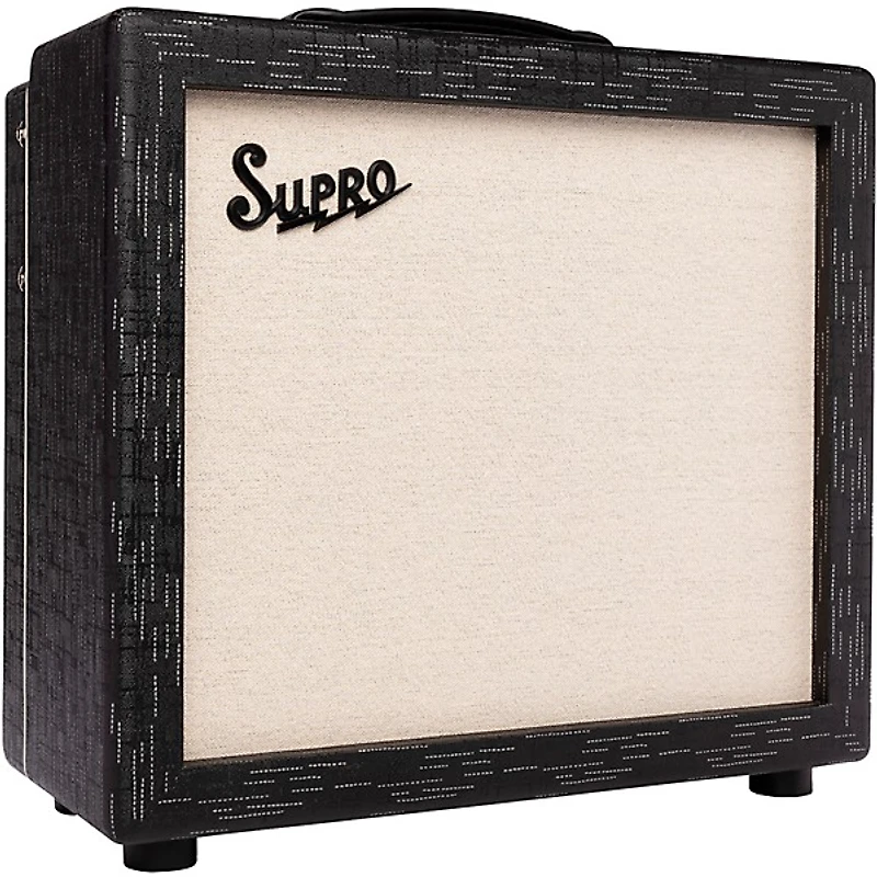 Supro 1614RT Amulet 1x12-inch 15-watt Tube Combo Amp Black Scandia