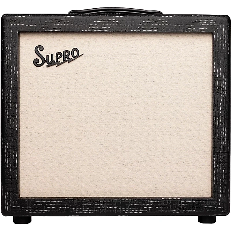 Supro 1614RT Amulet 1x12-inch 15-watt Tube Combo Amp Black Scandia