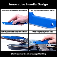 Music Nomad Diamond Coated Safe Zone Guitar Fret Crowning File (S-File)