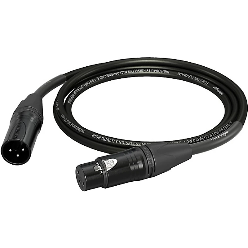 Behringer Platinum Performance Straight to Straight Microphone Cable with XLR Connectors