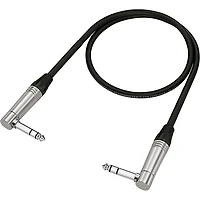 Behringer Gold Performance Instrument Patch Cable with 1/4" TRS Right Angled Connectors