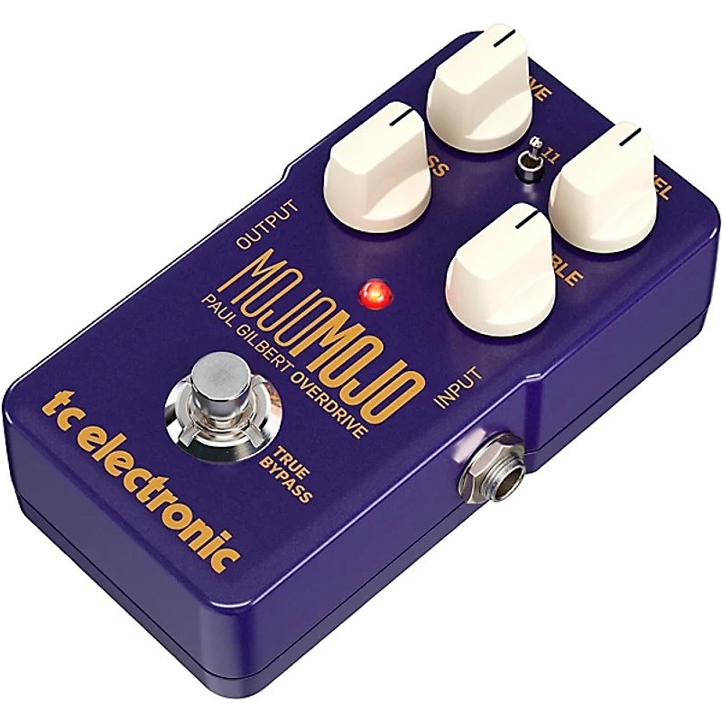TC Electronic MojoMojo Paul Gilbert Edition Overdrive Effects Pedal Purple