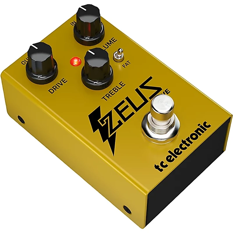 TC Electronic Zeus Drive Overdrive Effects Pedal Gold