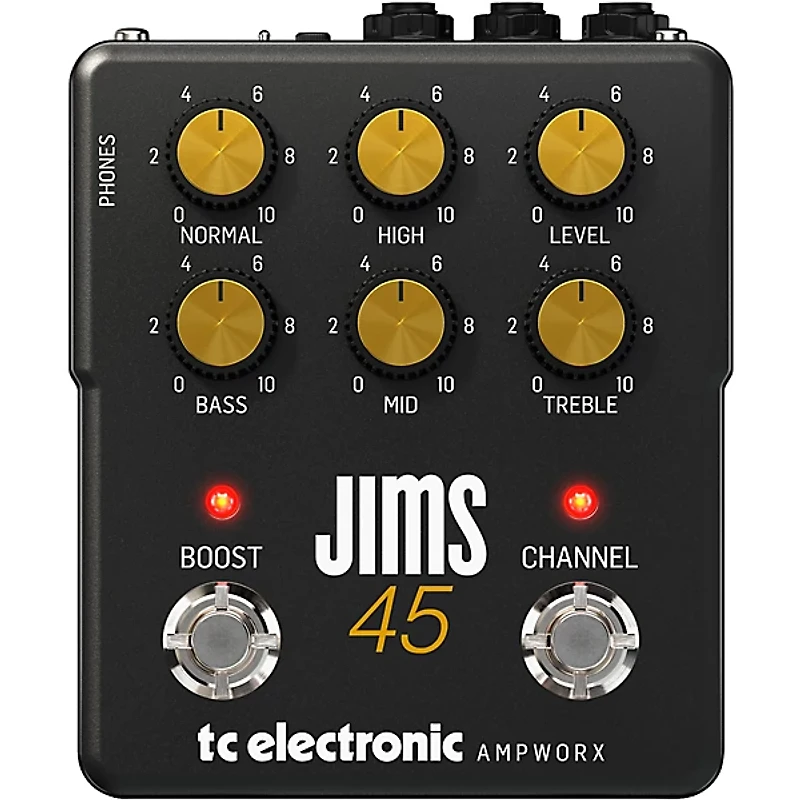TC Electronic Ampworx JIMS 45 Preamp Pedal Black