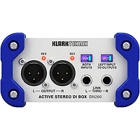 Klark Teknik DN200 V2 Stereo Active Direct Box