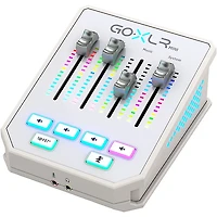 TC Helicon GoXLR Mini USB Streaming Mixer with USB/Audio Interface - White