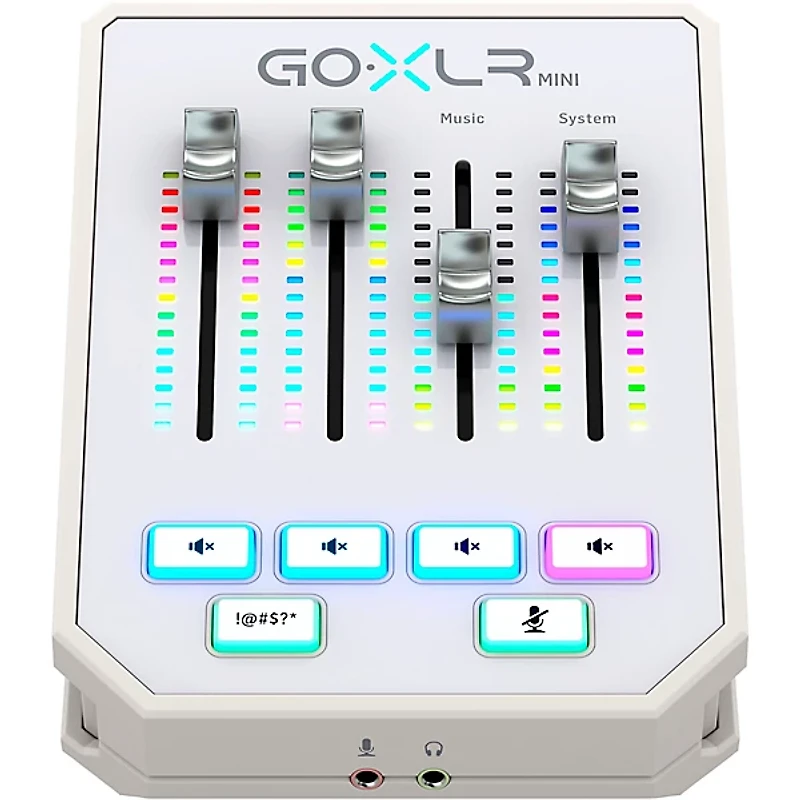 TC Helicon GoXLR Mini USB Streaming Mixer with USB/Audio Interface - White