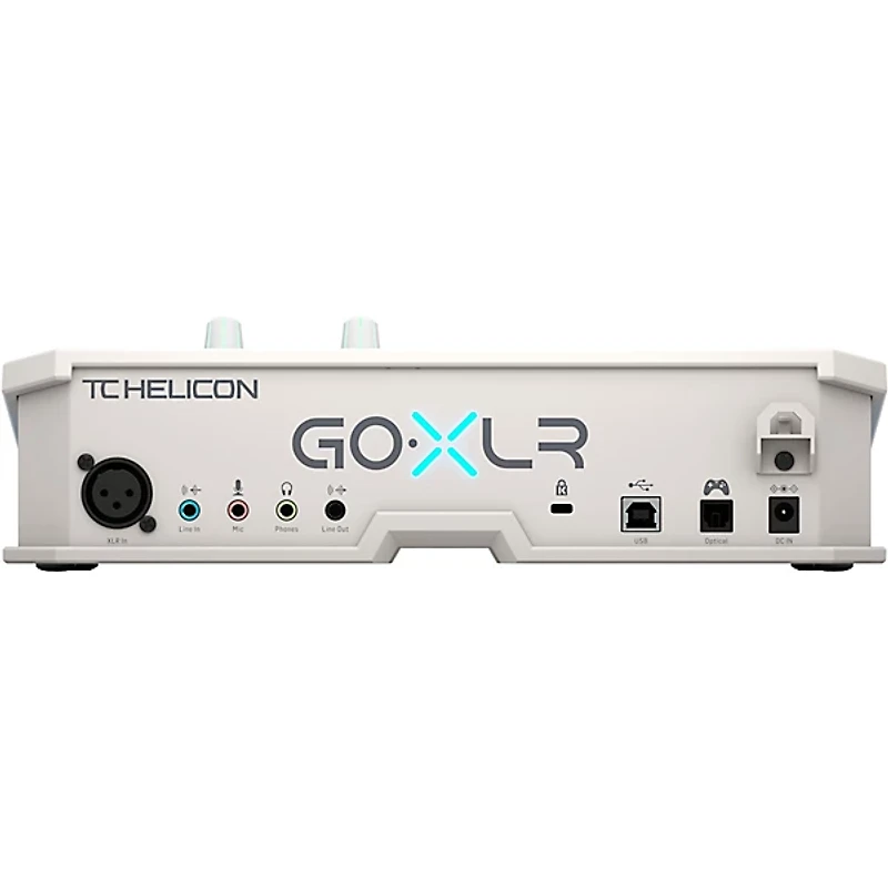 TC Helicon GoXLR 4-channel USB Streaming Mixer with Voice FX and Sampler - White