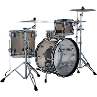 Ludwig Vistalite 3-Piece Fab Shell Pack With 22" Bass Drum Bronze
