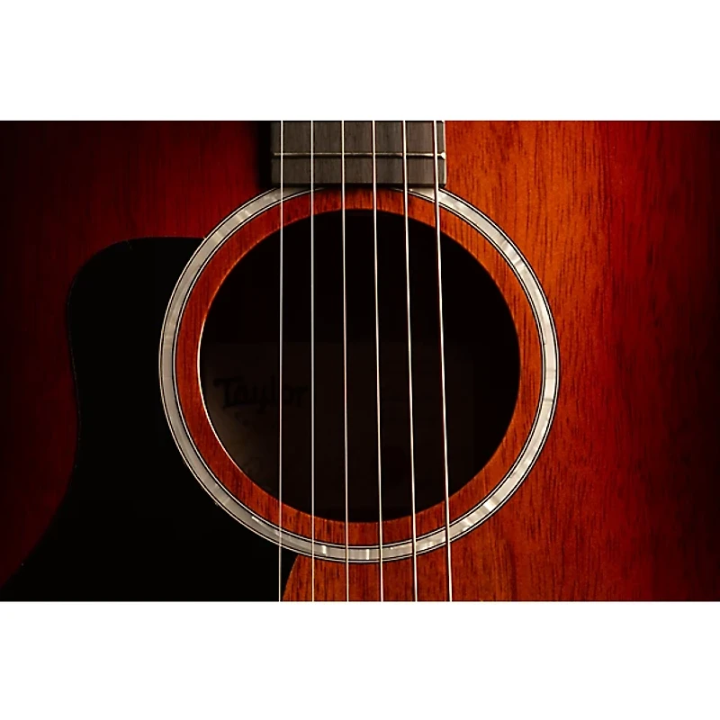 Taylor 224ce-K Deluxe Grand Auditorium Left-Handed Acoustic-Electric Guitar Shaded Edge Burst