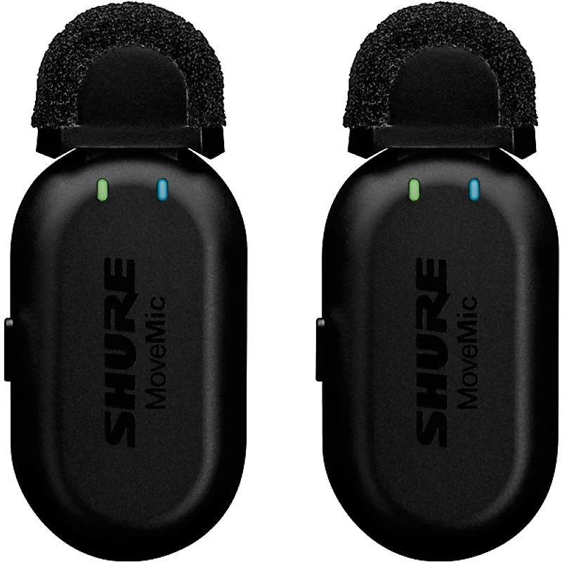 Shure MoveMic Two 2-Channel Wireless Lavalier Microphones
