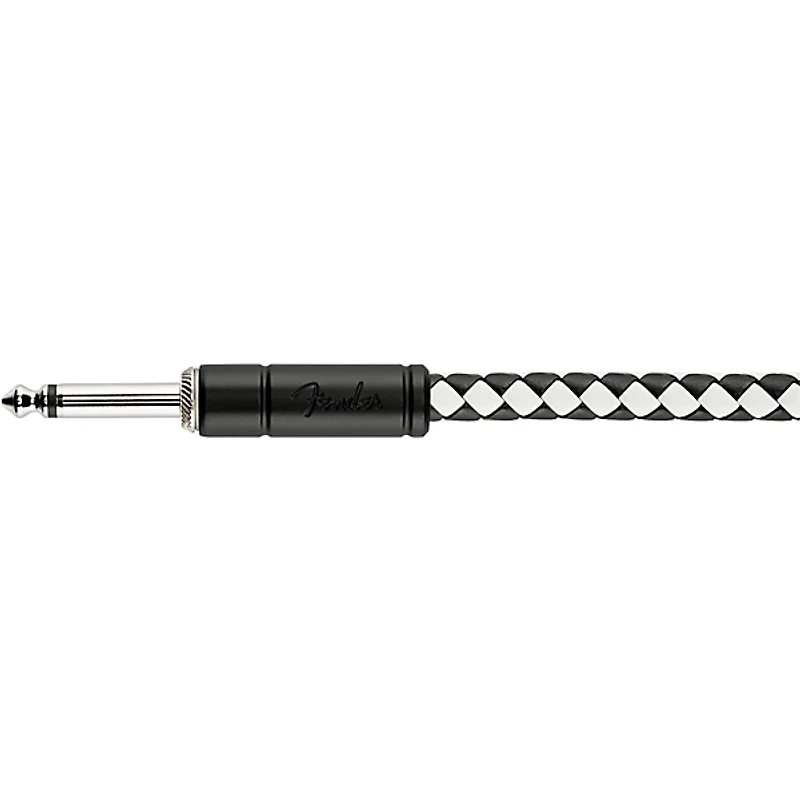 Fender Pro Checkerboard Instrument Cable, Straight to Straight 18.6 ft.