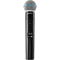 Shure MXW2X/BETA58 Wireless Handheld Transmitter with Beta 58A Microphone Band Z10