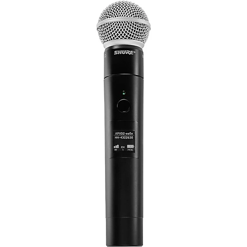 Shure MXW2X/SM58 Wireless Handheld Transmitter with SM58 Microphone Band Z10