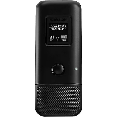 Shure Shure MXW6X/O Wireless Boundary Transmitter With Omnidirectional Mic Band Z10 Black