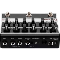Friedman IR-D Dual-Tube Preamp DI+IR Dual-Channel 12AX7 Tubes Effects Pedal Black and Silver