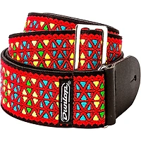 Dunlop Jimi Hendrix Pop Festival Guitar Strap Red 2 in.