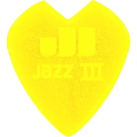 Dunlop Kirk Hammett Jazz III Yellow Glitter Guitar Pick