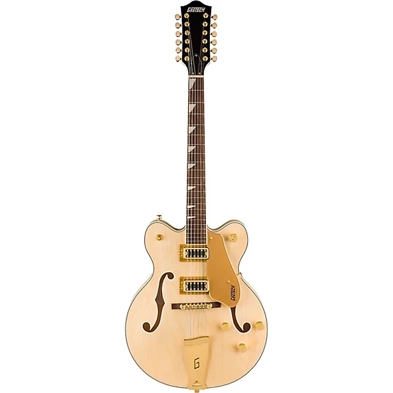 Gretsch Guitars G5476G-12 Limited-Edition Electromatic Classic Hollowbody Double-Cut 12-String Electric Guitar With Gold Hardware Natural