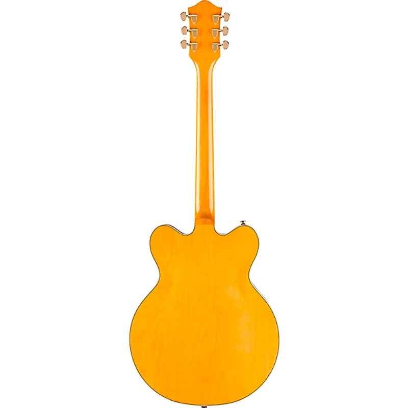 Gretsch Guitars Streamliner Limited-Edition Center Block Cat-Eye With V-Stoptail and Gold Hardware Electric Guitar Village Amber
