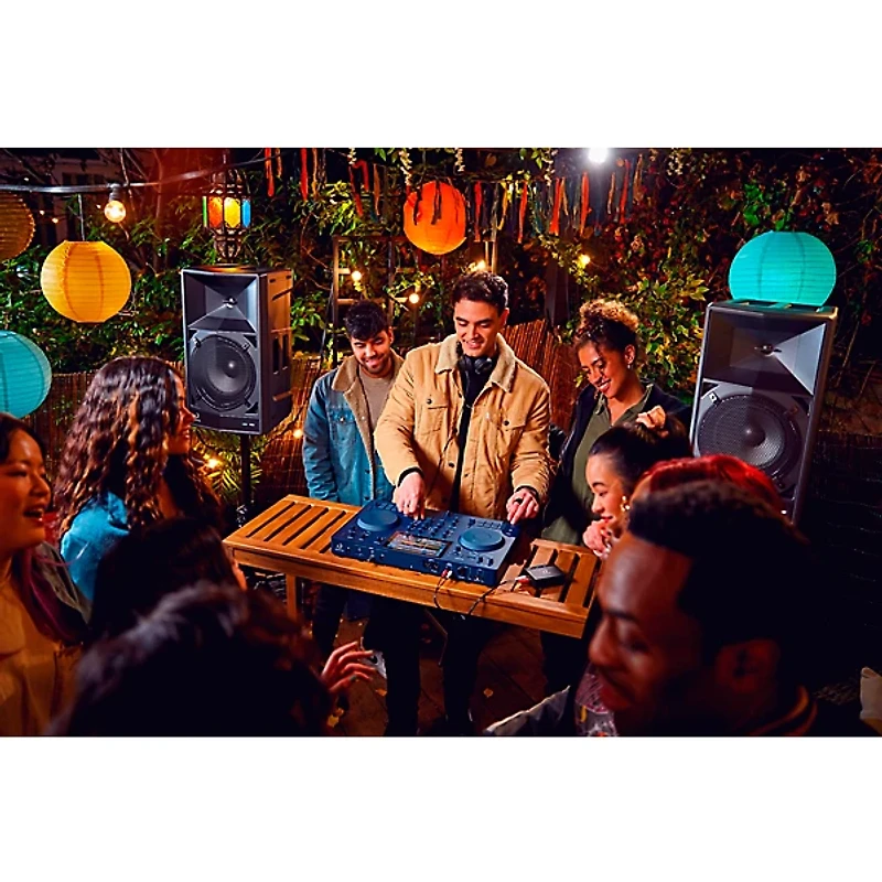 AlphaTheta WAVE-EIGHT 8" Portable Powered Speaker Pair With OPUS-QUAD Professional Standalone DJ System