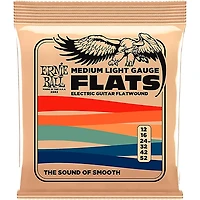 Ernie Ball P02582 Medium Light Flatwound Electric Guitar Strings 12 - 52