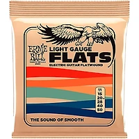Ernie Ball P02580 Light Flatwound Electric Guitar Strings 11 - 50