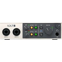 Universal Audio Volt 2 With Harbinger Studio Monitor Pair, Stands & Cables -