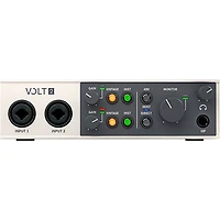 Universal Audio Volt 2 With Harbinger Studio Monitor Pair, Stands & Cables -