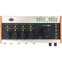 Universal Audio Volt 476P Audio Interface Bundle With Harbinger Studio Monitor Pair, Stands & Cables -