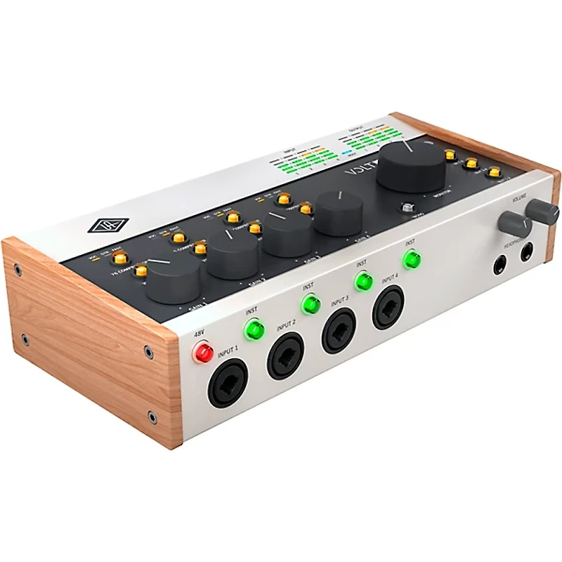 Universal Audio Volt 476P Audio Interface Bundle With Harbinger Studio Monitor Pair, Stands & Cables -