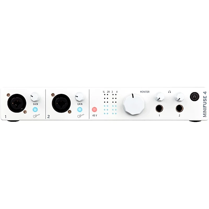 Arturia Minifuse 4 with Harbinger Studio Monitor Pair (Stands & Cables Included)