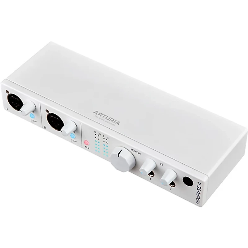 Arturia Minifuse 4 with Harbinger Studio Monitor Pair (Stands & Cables Included)