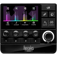 Hercules DJ Stream 200 XLR Customizable 8-Track Audio Mixer for Advanced Streaming, Content Creation & Gaming (Windows PC)