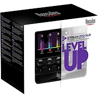 Hercules DJ Stream 200 XLR Customizable 8-Track Audio Mixer for Advanced Streaming, Content Creation & Gaming (Windows PC)