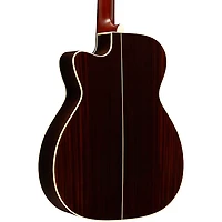 Alvarez Yairi FYM74ce Cutaway Folk-OM Acoustic-Electric Guitar Natural