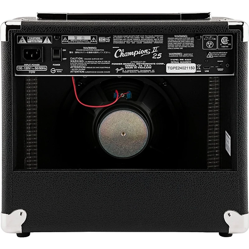 Fender Champion II 25 25W Combo Amp - Black