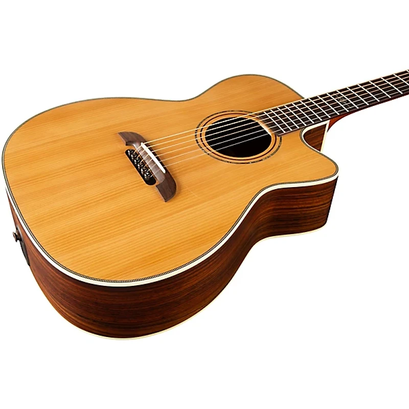 Alvarez Yairi WY1 Cutaway Folk-OM Acoustic-Electric Guitar