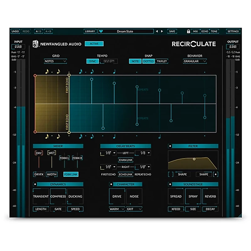 Newfangled Audio Recirculate Delay Plug-in