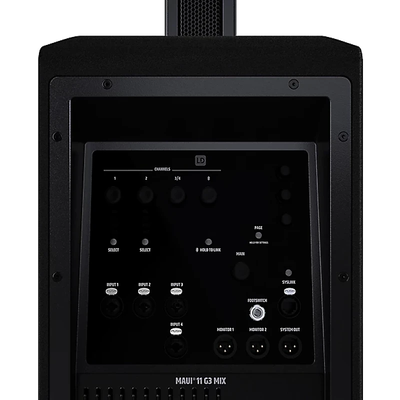 LD Systems LD Systems MAUI 11 G3 MIX Portable Cardioid Column PA System With Digital Mixer, Black
