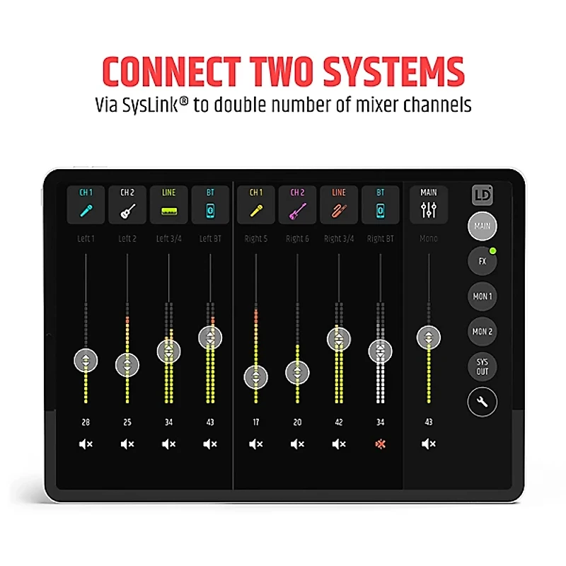 LD Systems LD Systems MAUI 11 G3 MIX W Portable Cardioid Column PA System With Digital Mixer, White