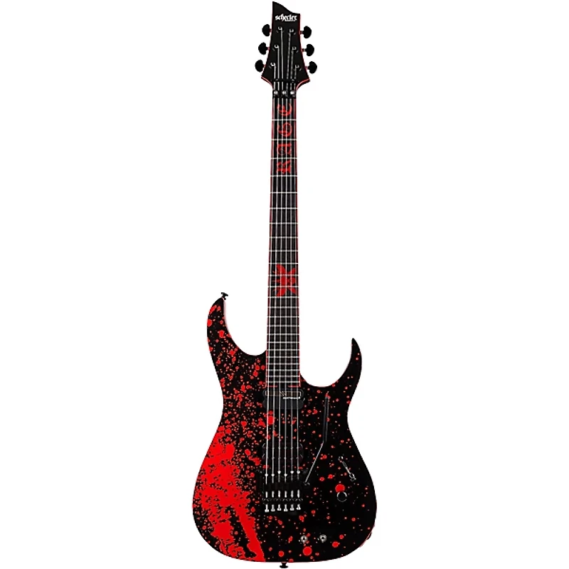 Schecter Guitar Research Sullivan King Banshee-6 FR-S Electric Guitar Obsidian Blood