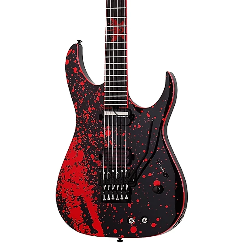 Schecter Guitar Research Sullivan King Banshee-6 FR-S Electric Guitar Obsidian Blood