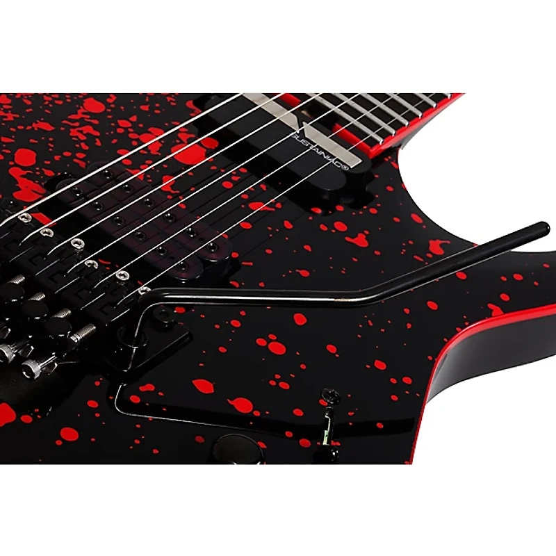 Schecter Guitar Research Sullivan King Banshee-6 FR-S Electric Guitar Obsidian Blood